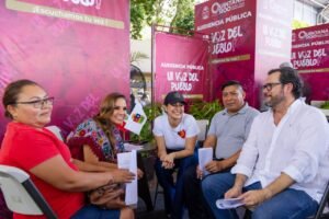 Mara Lezama y Estefanía Mercado llevan “La Voz del Pueblo” a Villas del Sol