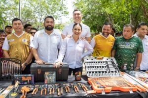 Estefanía Mercado fortalece espacios deportivos en Playa del Carmen