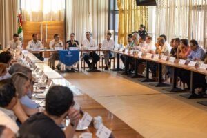 Estefanía Mercado  se reúne con empresarios Playa del Carmen