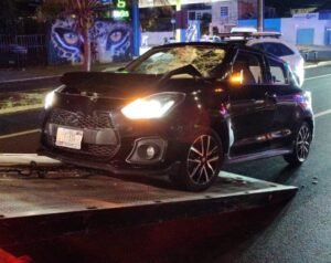 el auto que impacto al atropellado