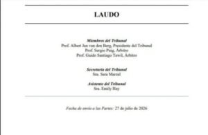 CIADI LAUDO 5