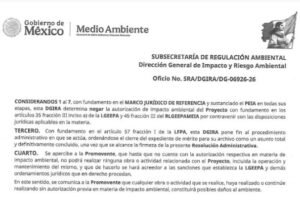 semarnat oficio 2