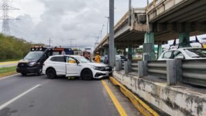 Accidente avenida CTM Playa del Carmen