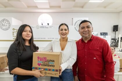 Estefanía Mercado fortalece programas sociales en Playa del Carmen; más de 36 mil familias beneficiadas.